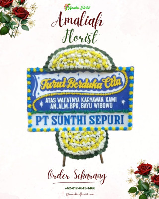 Papan Bunga Duka di Mangaran
