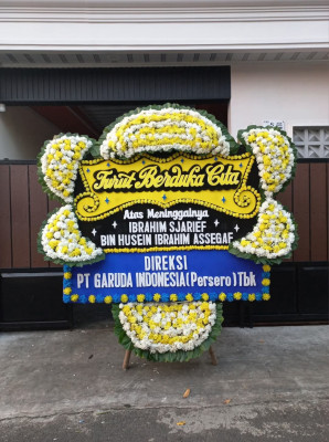 Papan Bunga Duka di Mangaran