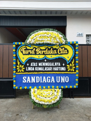 Papan Bunga Duka di Mangaran